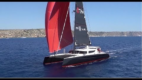 HH 66 carbon catamaran Walkthrough at Cannes 2017 (worlds fastest catamaran)
