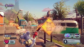 Plants vs Zombies GW2 - Under the map!!!!