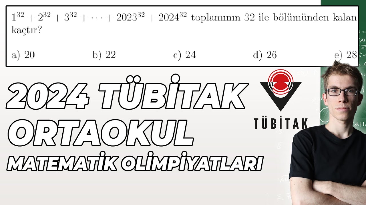 2024 Tübitak Harika Sayı Teorisi Sorusu | 32.BİLİM OLİMPİYATLARI -2024 BİRİNCİ AŞAMA SINAVI
