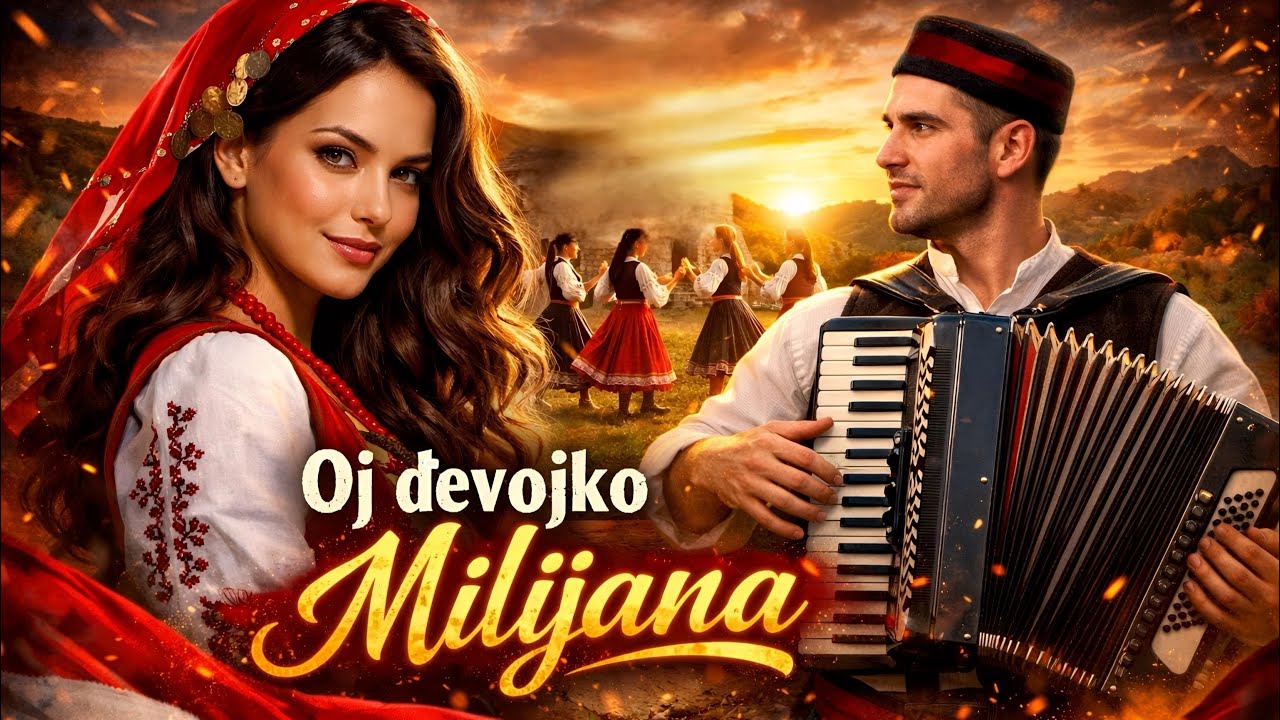 🎶 Oj đevojko Milijana 🎶 || Tradicionalna crnogorska narodna pjesma 🇲🇪