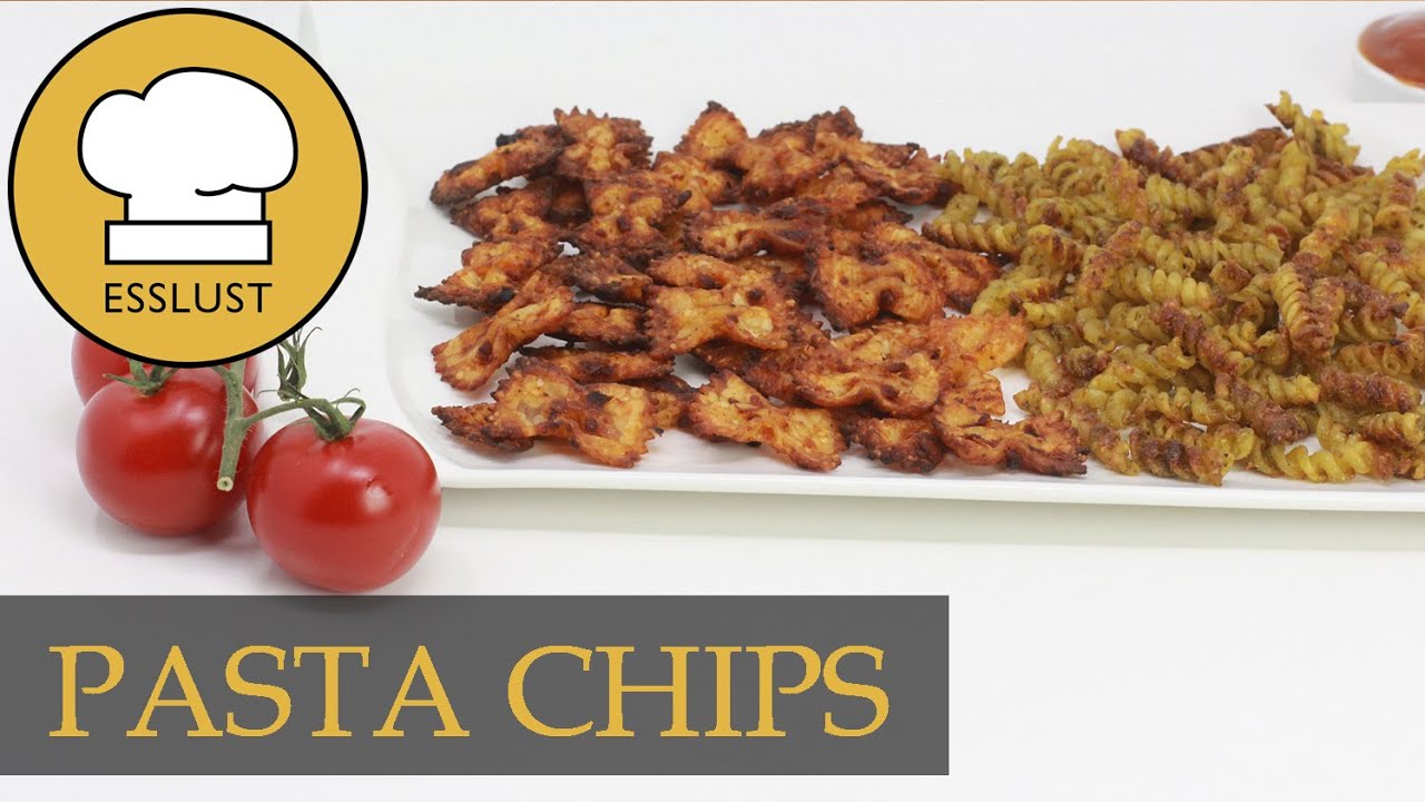 PASTA CHIPS mit nur 2 ZUTATEN
