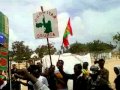 Oromo refugees in tunisia  demonstrating for freedom