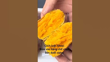 Cách luộc khoai lang không cần nước ăn là ghiền