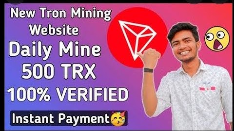 Best Trx Mining Website 2022 || New Trx ( Tron ) Website Today || Stellar 007