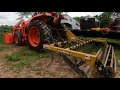 #41 Dragging Our Riding Arena With Kubota L2501 &amp; Sundown ArenaVader II