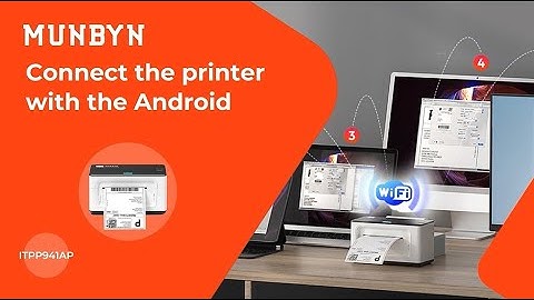 【MUNBYN RealWriter ITPP941AP Support AirPrint】Connect the printer with the Android