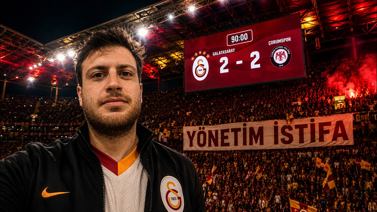 STADYUMDA İSTİFA SESLERİ I Galatasaray 2-2 Çorumspor I Maç Vlog