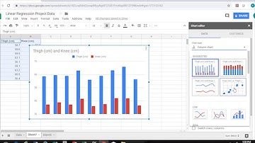 Linear Regression in Google Sheets (Final Video Project)