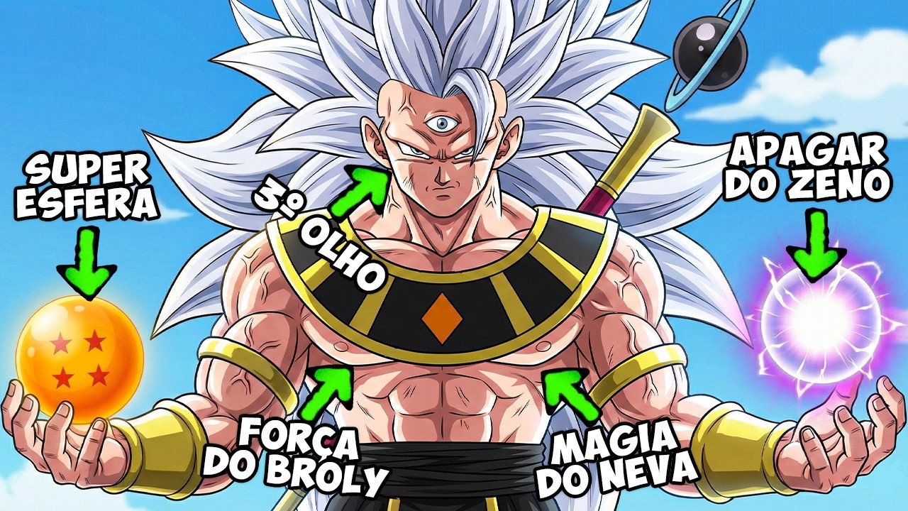 Eu CRIEI o Personagem MAIS PODEROSO da História de Dragon Ball (Mais Forte que o Zeno)