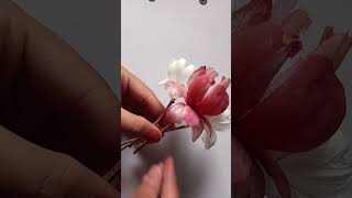 Onion 🧅 or garlic 🧄 flower 💐 #diy #craft #art