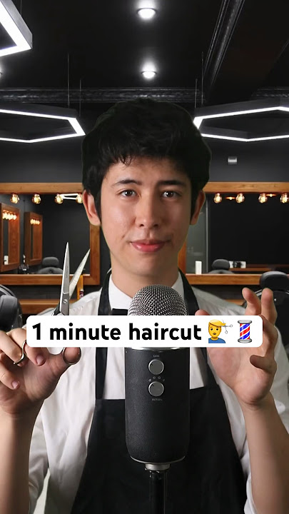 FASTEST haircut ever! 💇‍♂️💈#asmr