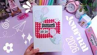 How I Made My 2026 Bullet Journal Cover | Cute Bunny Aesthetic DIY #art #journal #diy #illustrative screenshot 4