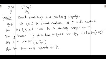 I Sem PG BASIC TOPOLOGY Module 1 Class 22 Hereditary Properties Second Countability, Metrizability