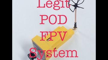 Team Legit Pod All inclusive FPV POD W/ Camera VTX OSD and Antenna Protector