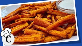 Parmesan Roasted Carrot Fries! Delicious, Healthy &quot;French Fries&quot;!