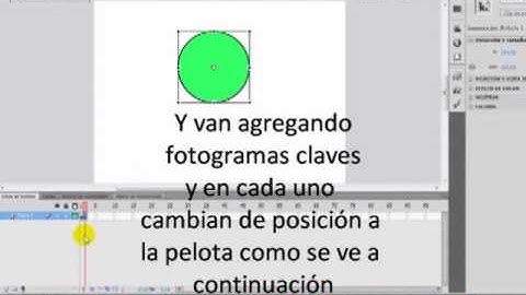 Animacion Flash / Dificultad: Facil / Pelota Rebotando