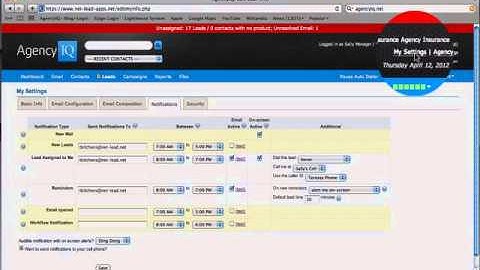 AgencyIQ: Immediate Notification of Leads