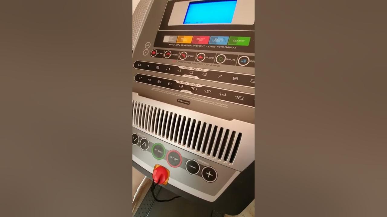 How to calibrate speed and incline on a Proform Endurance S7 treadmill