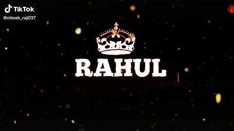 Rahul name whatsapp status best attitude status new