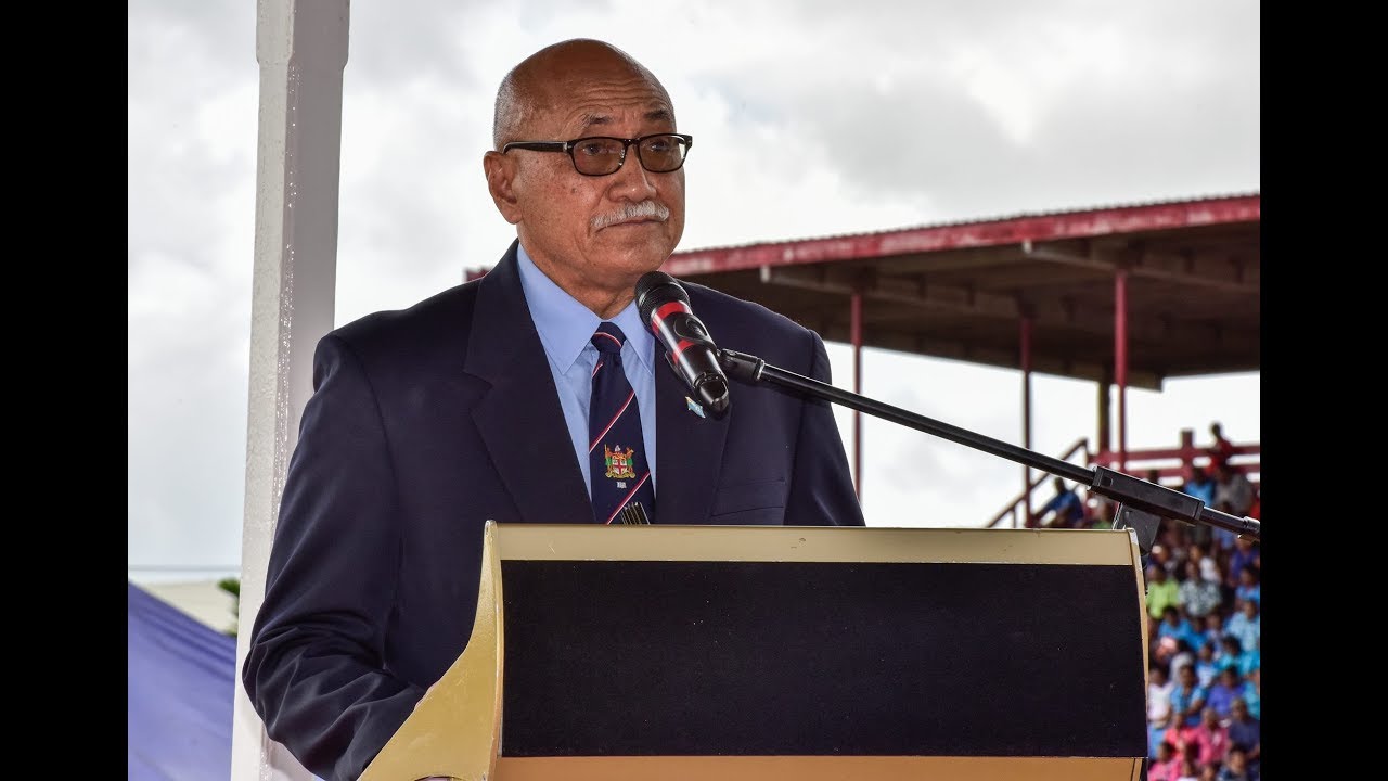 Fijian President His Excellency Jioji Konrote officiates at the ...