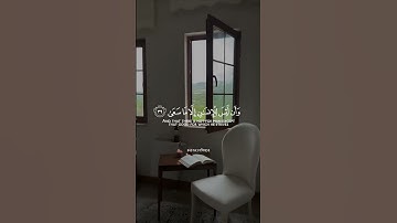 وأن ليس للإنسان إلا ما سعى وأن سعيه سوف يرى || محمد مسعد عطالله _ سورة النجم