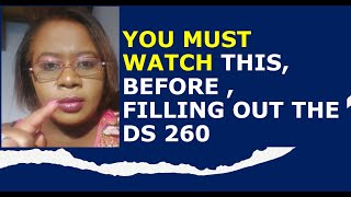 You must watch this before filling out the DS 260 screenshot 4