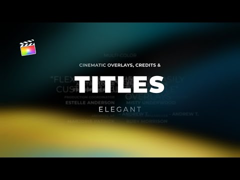 Titles Elegant Cinematic 2 FCPX, a Templates & Theme by Atamotion (Thumbnail 2 of 11)
