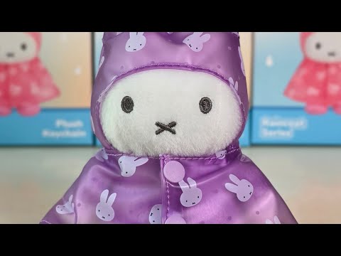 ☔️ Miffy Raincoat Series blind box case unboxing!