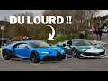 Journe alatoire  une chiron des ferrari et des bruleurs de gommes 