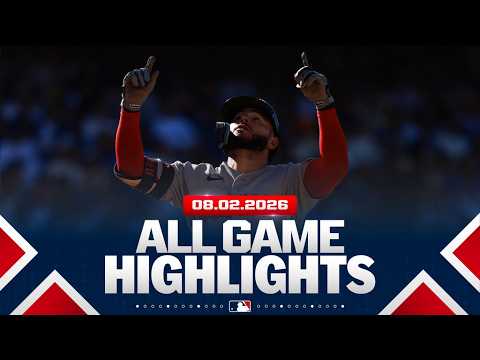 Highlights from ALL GAMES on 8/2 (Red Sox sweep Dodgers, Freeland tosses complete game and MORE!)