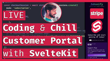 Stripe Customer Portal with SvelteKit & Supabase 💸 Patreon-like Service Part 5 🔴 LIVE Coding & Chill