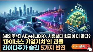 [Overseas Stocks] AEye (LIDR), More Cash Than Market Cap? 5 Twist Hidden by the 'Negative Valuati...