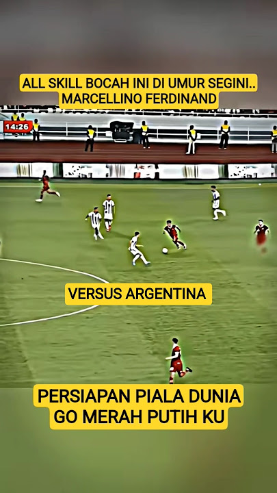 SKILL BOCAH INI MARCELINO FERDINAND DI UMUR SEGINI #indonesia #marcelinoferdinan #football #goat