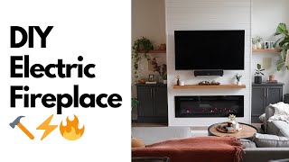 How to build an electric fireplace, with no previous experience