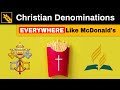 Church Denominations with McDonald's-level Dominance