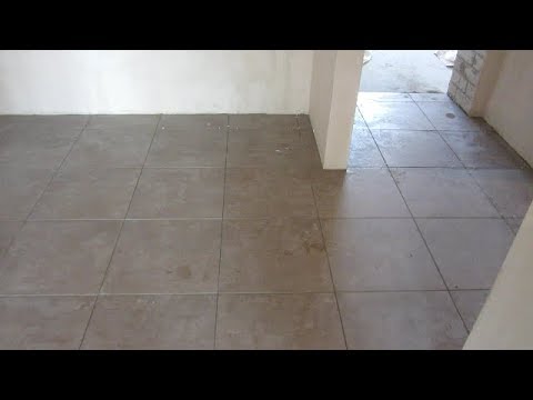 Особенности кладки плитки Paradyz Lensitile Grys Gres 45*45 на пол в коридоре