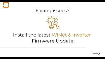 Sungrow Tech-Tipp: How to update the firmware