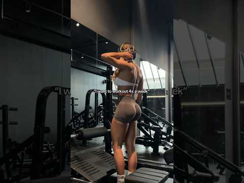 4 day workout split if you want to workout 4X a week #shorts