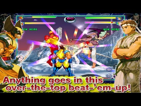 Marvel Vs. Capcom 2 App Review for iPhone/iPod/iPad & Gameplay