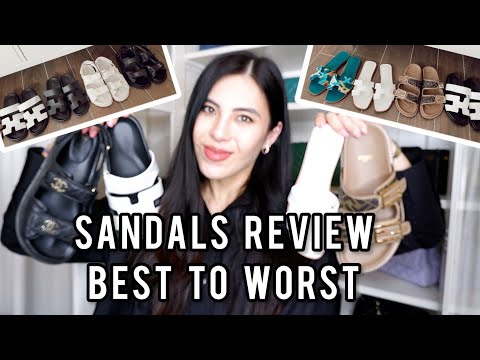 Popular Sandals Review-Best to Worst-Chanel, Hermes and Fendi