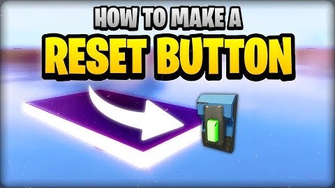 How To Make a RESET BUTTON in Fortnite Creative! (1V1 MAP SETTINGS)