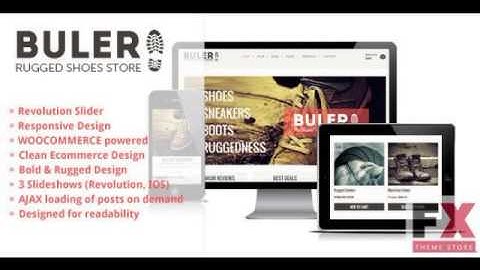 Preview Buler - A Rugged Ecommerce / WooCommerce Theme