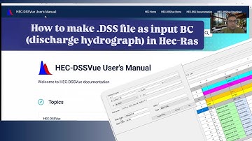 How to Create a .DSS File for HEC-RAS Boundary Conditions (discharge…) Using HEC-DSSVue