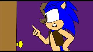 sonic come out of the bathroom