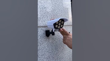 Solar Wall Light with Motion Sensor| Solar Dummy Camera Wall Light  |Waterproof Solar Powered Lights