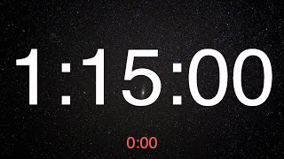 75 Minute (1 Hour 15 Minute) Timer (Outer Space)