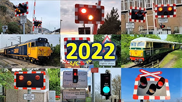 Level Crossings & Trains in 2022 - End of year compilation