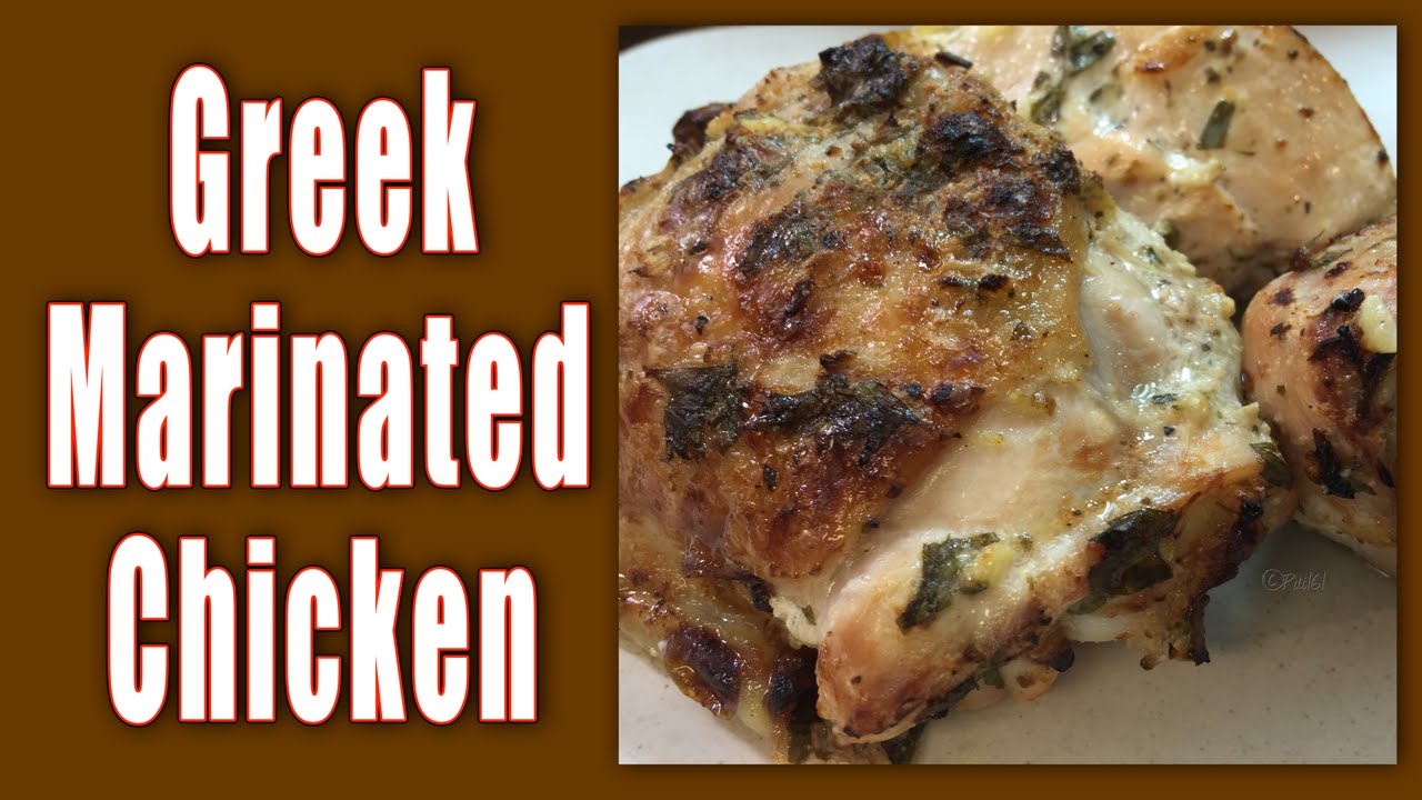 Greek Marinated Chicken YouTube
