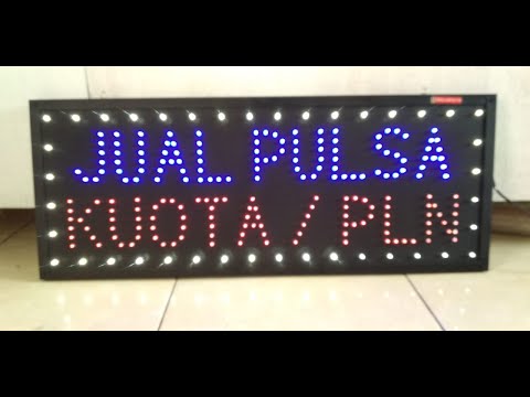 Cara Membuat Tulisan Jual Pulsa