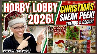 🎄 Hobby Lobby Christmas 2026 Preview 🎄 Decking The Halls Shop With Me & More